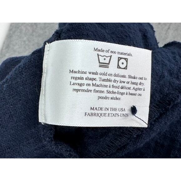 The Lady and The Sailor Gauze Sunday Shirt Blouse Navy Small Buttondown - Picture 6 of 6